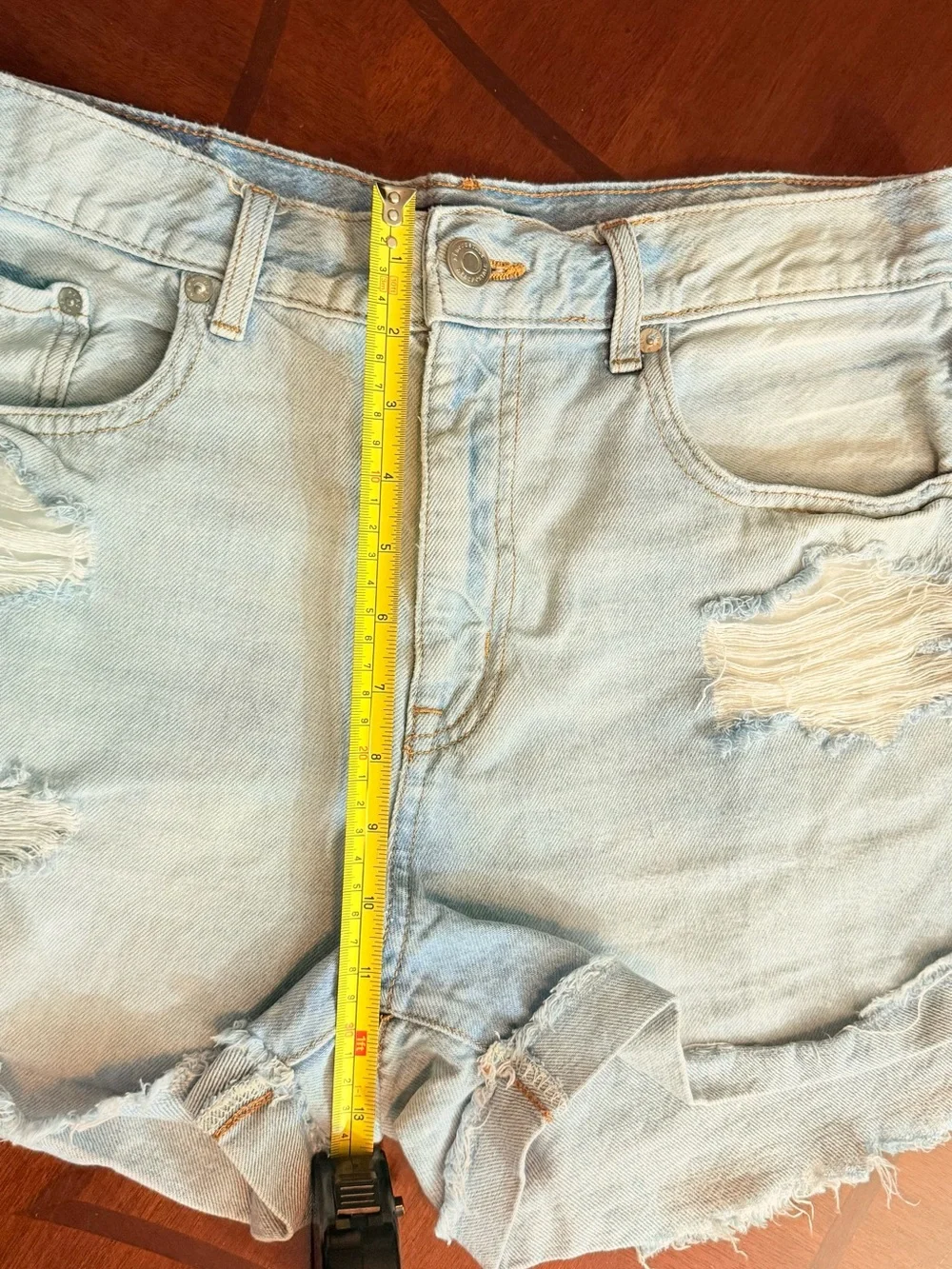 Aeropostale Light Blue Denim Shorts